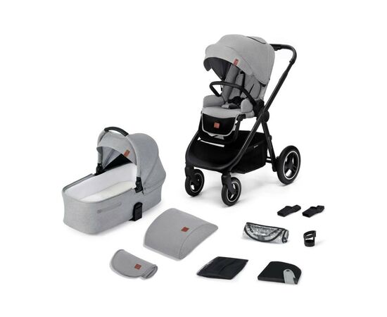 Коляска Kinderkraft 2 в 1 Everyday Light Gray (KSEVER00LGR2000) (5902533917556), изображение 2 Коляска Kinderkraft 2 в 1 Everyday Light Gray (KSEVER00LGR2000) (5902533917556), изображение 2