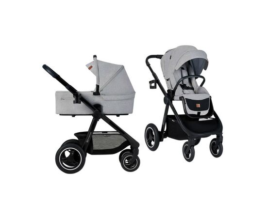 Коляска Kinderkraft 2 в 1 Everyday Light Gray (KSEVER00LGR2000) (5902533917556)