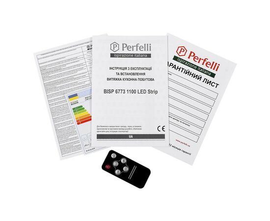 Витяжка кухонна Perfelli BISP 6773 BL 1100 LED Strip, зображення 11 Витяжка кухонна Perfelli BISP 6773 BL 1100 LED Strip, зображення 11