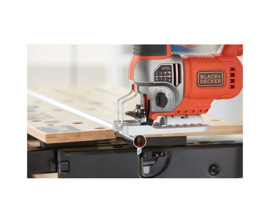 Электролобзик Black&Decker 650 Вт, 3100 ход/мин (BES610), изображение 9 Электролобзик Black&Decker 650 Вт, 3100 ход/мин (BES610), изображение 9