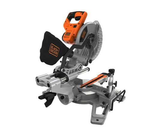 Торцовочная пила Black&Decker 1500 Вт, диск 216х30 мм, 4700 об/мин, XPS, вес 15 кг (BES701), изображение 2