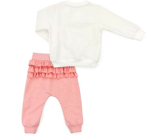 Набор детской одежды Breeze с сердечком и оборочкой (11261-80G-peach), изображение 4 Набор детской одежды Breeze с сердечком и оборочкой (11261-80G-peach), изображение 4