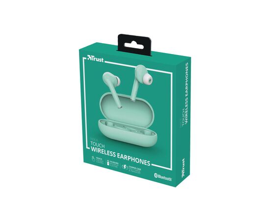 Наушники Trust Nika Touch True Wireless Mint (23703), изображение 10 Наушники Trust Nika Touch True Wireless Mint (23703), изображение 10