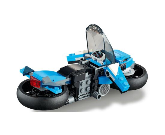 Конструктор LEGO Creator Супермотоцикл 236 деталей (31114), зображення 7 Конструктор LEGO Creator Супермотоцикл 236 деталей (31114), зображення 7