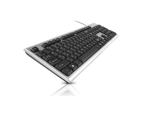 Клавиатура REAL-EL 507 Standard USB Silver, изображение 7 Клавиатура REAL-EL 507 Standard USB Silver, изображение 7