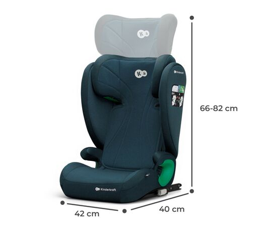 Автокресло Kinderkraft Junior Fix 2 i-Size Harbour Blue (KCJUFI20BLU0000) (5902533921591), изображение 12 Автокресло Kinderkraft Junior Fix 2 i-Size Harbour Blue (KCJUFI20BLU0000) (5902533921591), изображение 12