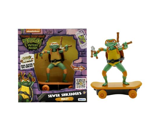 Ігровий набір Funrise TMNT Черепашки-ніндзя класичні Майстри бойових мистецтв Мікеланджело movie star 2023 (71058), зображення 2