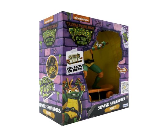 Ігровий набір Funrise TMNT Черепашки-ніндзя класичні Майстри бойових мистецтв Мікеланджело movie star 2023 (71058), зображення 3