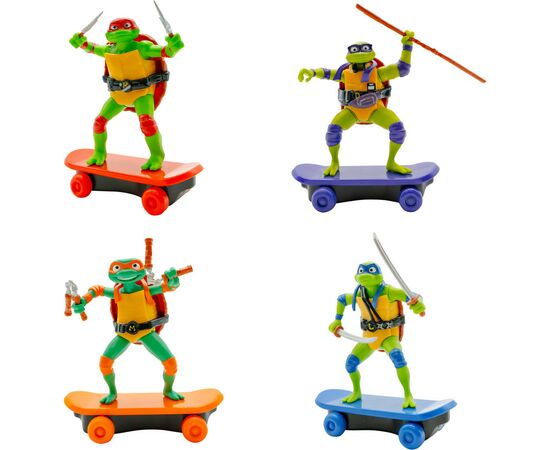 Ігровий набір Funrise TMNT Черепашки-ніндзя класичні Майстри бойових мистецтв Мікеланджело movie star 2023 (71058), зображення 9