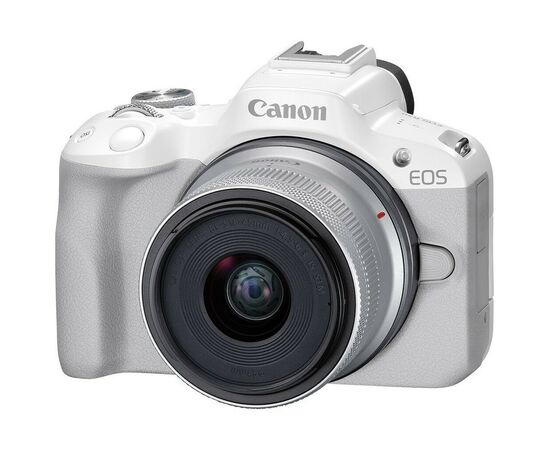 Цифровой фотоаппарат Canon EOS R50 + RF-S 18-45 IS STM White (5812C030), изображение 11 Цифровой фотоаппарат Canon EOS R50 + RF-S 18-45 IS STM White (5812C030), изображение 11