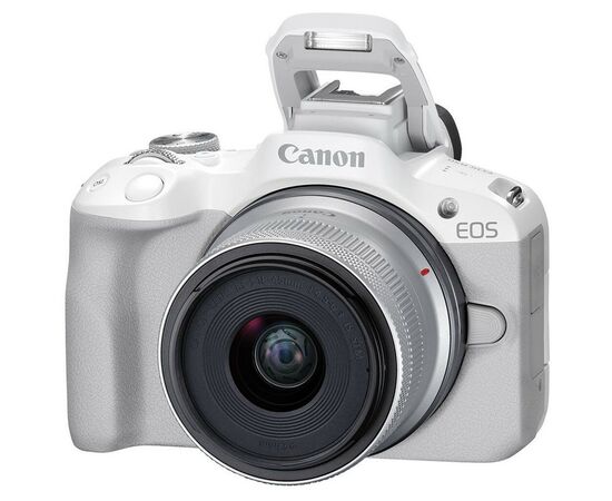 Цифровой фотоаппарат Canon EOS R50 + RF-S 18-45 IS STM White (5812C030), изображение 6 Цифровой фотоаппарат Canon EOS R50 + RF-S 18-45 IS STM White (5812C030), изображение 6