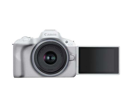 Цифровой фотоаппарат Canon EOS R50 + RF-S 18-45 IS STM White (5812C030), изображение 7 Цифровой фотоаппарат Canon EOS R50 + RF-S 18-45 IS STM White (5812C030), изображение 7