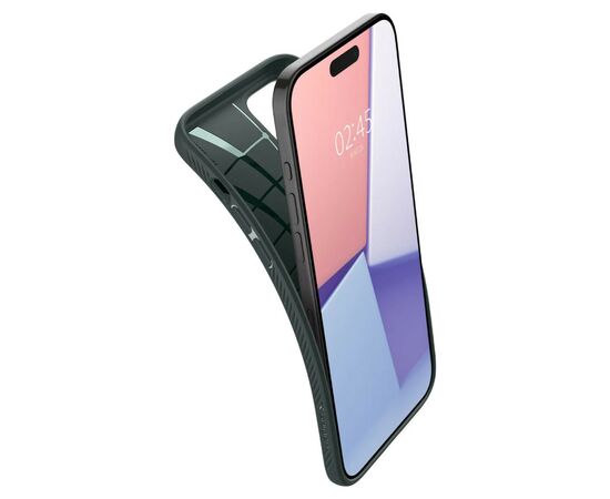 Чехол для мобильного телефона Spigen Apple iPhone 15 Pro Max Liquid Air Abyss Green (ACS06564), изображение 8 Чехол для мобильного телефона Spigen Apple iPhone 15 Pro Max Liquid Air Abyss Green (ACS06564), изображение 8