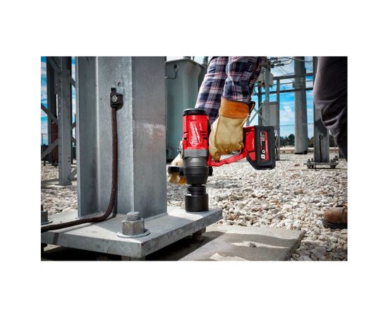 Гайковерт Milwaukee высокомоментный 1"2400 Нм M18 FUEL с фиксацией кольцом ONE-KEY (4933459733), изображение 11 Гайковерт Milwaukee высокомоментный 1"2400 Нм M18 FUEL с фиксацией кольцом ONE-KEY (4933459733), изображение 11