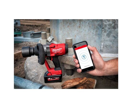 Гайковерт Milwaukee высокомоментный 1"2400 Нм M18 FUEL с фиксацией кольцом ONE-KEY (4933459733), изображение 4 Гайковерт Milwaukee высокомоментный 1"2400 Нм M18 FUEL с фиксацией кольцом ONE-KEY (4933459733), изображение 4