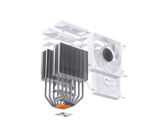 Кулер для процессора JONSBO CR-3000 ARGB White, изображение 10 Кулер для процессора JONSBO CR-3000 ARGB White, изображение 10