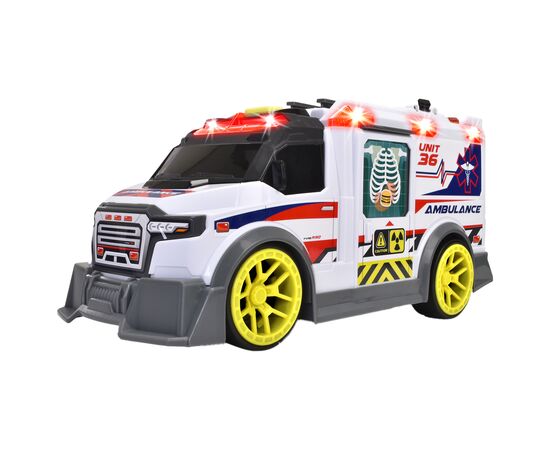 Спецтехніка Dickie Toys Функціональний автомобіль Швидка допомога з аксесуарами зі звуком та світловими ефектами 41 см (3307003)
