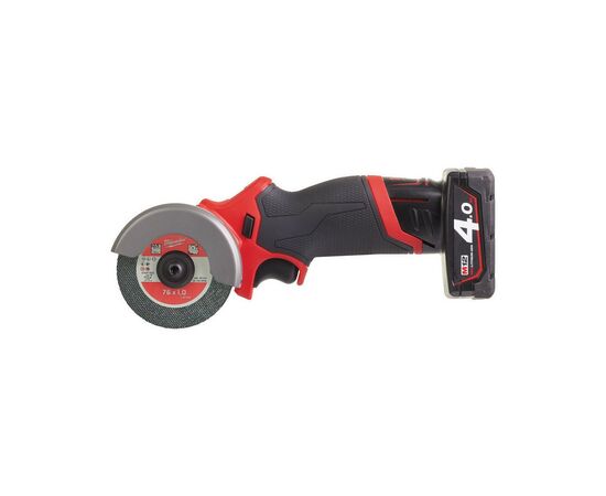 Дисковая пила Milwaukee M12 FCOT-422X FUEL 4Ah, 2Ah (4933464619), изображение 3 Дисковая пила Milwaukee M12 FCOT-422X FUEL 4Ah, 2Ah (4933464619), изображение 3