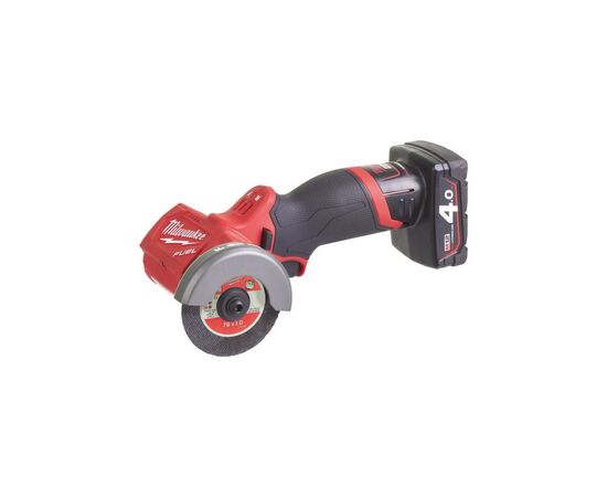 Дисковая пила Milwaukee M12 FCOT-422X FUEL 4Ah, 2Ah (4933464619), изображение 4 Дисковая пила Milwaukee M12 FCOT-422X FUEL 4Ah, 2Ah (4933464619), изображение 4