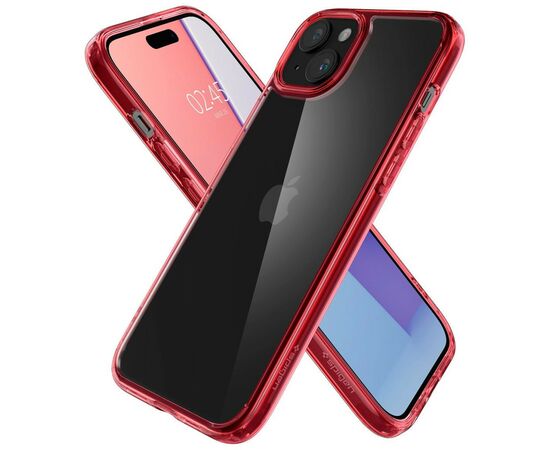 Чехол для мобильного телефона Spigen Apple iPhone 15 Plus Ultra Hybrid Red Crystal (ACS06654), изображение 10 Чехол для мобильного телефона Spigen Apple iPhone 15 Plus Ultra Hybrid Red Crystal (ACS06654), изображение 10