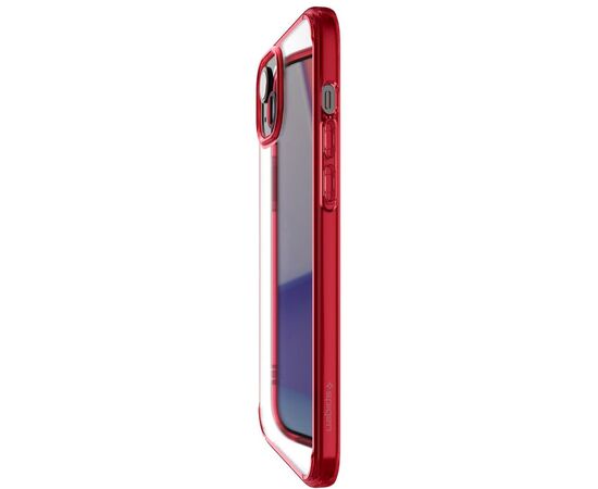 Чехол для мобильного телефона Spigen Apple iPhone 15 Plus Ultra Hybrid Red Crystal (ACS06654), изображение 5 Чехол для мобильного телефона Spigen Apple iPhone 15 Plus Ultra Hybrid Red Crystal (ACS06654), изображение 5