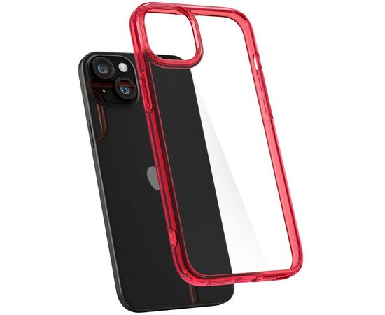 Чехол для мобильного телефона Spigen Apple iPhone 15 Plus Ultra Hybrid Red Crystal (ACS06654), изображение 8 Чехол для мобильного телефона Spigen Apple iPhone 15 Plus Ultra Hybrid Red Crystal (ACS06654), изображение 8