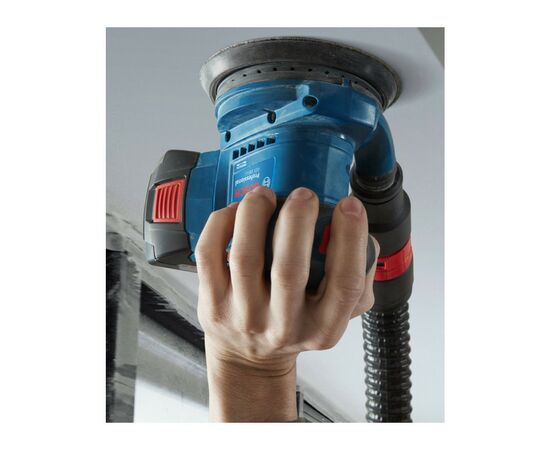 Шлифовальная машина Bosch GEX 185-LI, 18В, 125 мм, 6000-10000 об/мин (без АКБ и ЗУ) (0.601.3A5.020), изображение 12 Шлифовальная машина Bosch GEX 185-LI, 18В, 125 мм, 6000-10000 об/мин (без АКБ и ЗУ) (0.601.3A5.020), изображение 12