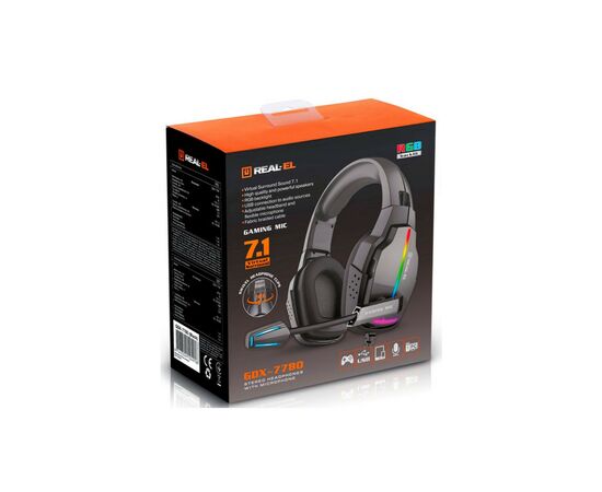 Наушники REAL-EL GDX-7780 Black, изображение 12 Наушники REAL-EL GDX-7780 Black, изображение 12