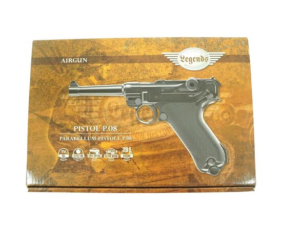 Пневматический пистолет Umarex Legends Luger P08 Blowback (5.8142), изображение 11 Пневматический пистолет Umarex Legends Luger P08 Blowback (5.8142), изображение 11