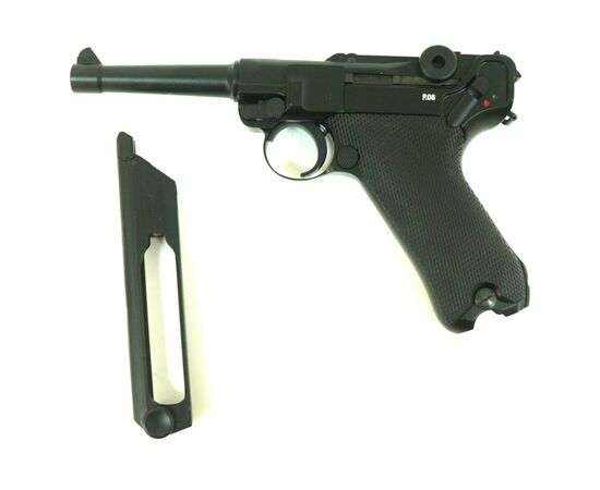 Пневматический пистолет Umarex Legends Luger P08 Blowback (5.8142), изображение 4 Пневматический пистолет Umarex Legends Luger P08 Blowback (5.8142), изображение 4