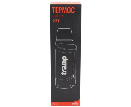 Термос Tramp Travel Line 2,5 л Steel (UTRC-141-metal), изображение 12 Термос Tramp Travel Line 2,5 л Steel (UTRC-141-metal), изображение 12