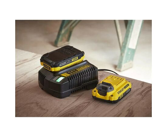 Шуруповерт Stanley FatMax, Li-lon 18 В, 60 Нм, 2 АКБ + ЗУ, кейс (SFMCD715D2K), изображение 11 Шуруповерт Stanley FatMax, Li-lon 18 В, 60 Нм, 2 АКБ + ЗУ, кейс (SFMCD715D2K), изображение 11