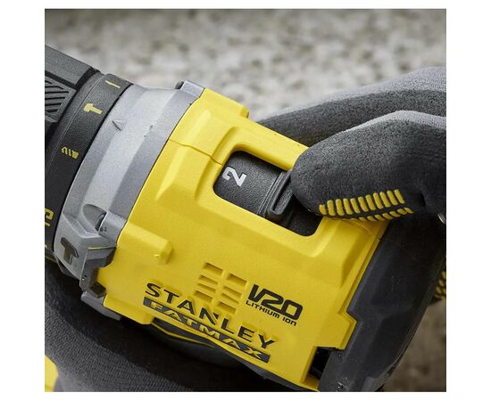 Шуруповерт Stanley FatMax, Li-lon 18 В, 60 Нм, 2 АКБ + ЗУ, кейс (SFMCD715D2K), изображение 4 Шуруповерт Stanley FatMax, Li-lon 18 В, 60 Нм, 2 АКБ + ЗУ, кейс (SFMCD715D2K), изображение 4