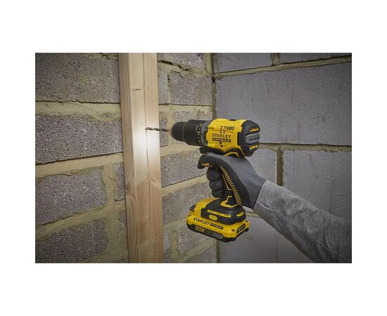 Шуруповерт Stanley FatMax, Li-lon 18 В, 60 Нм, 2 АКБ + ЗУ, кейс (SFMCD715D2K), изображение 9 Шуруповерт Stanley FatMax, Li-lon 18 В, 60 Нм, 2 АКБ + ЗУ, кейс (SFMCD715D2K), изображение 9