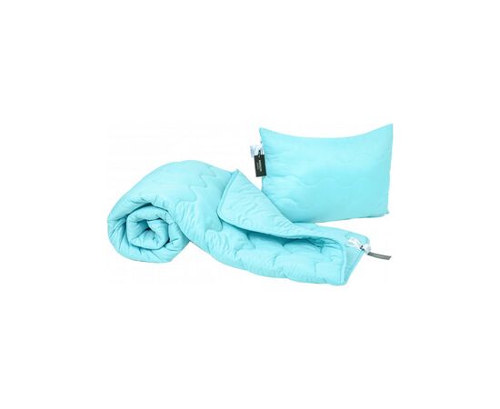 Одеяло MirSon Набор 3M Thinsulate Всесезонный 1664 Eco Light Blue Одеяло + (2200002657327)