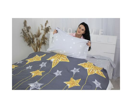 Постільна білизна MirSon Бязь Ranforce Elite 17-0422 Golden Star Односпальний (2200004666716), зображення 3