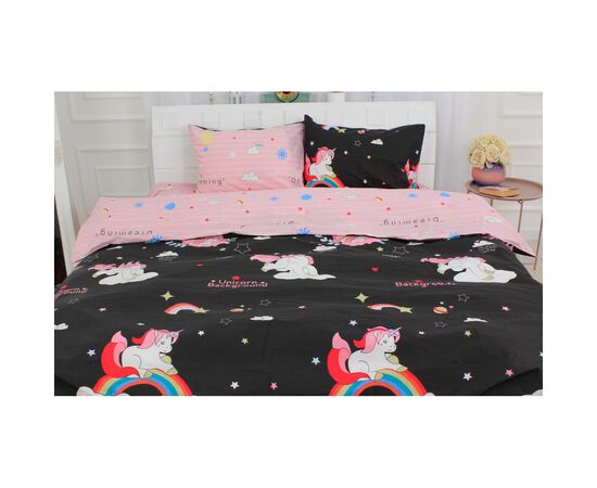 Постельное белье MirSon Бязь Ranforce Elite 17-0490 Unicorn 110х140 (2200004664224)
