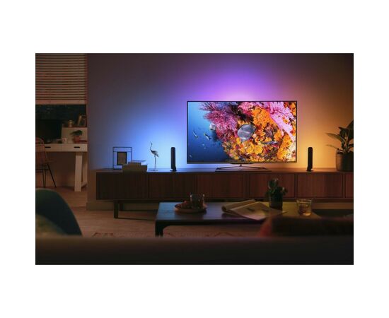 Светильник Philips Hue Play, 2000K-6500K, RGB, ZigBee, димування, базовий комплект, блок ж (915005939101), изображение 6 Светильник Philips Hue Play, 2000K-6500K, RGB, ZigBee, димування, базовий комплект, блок ж (915005939101), изображение 6