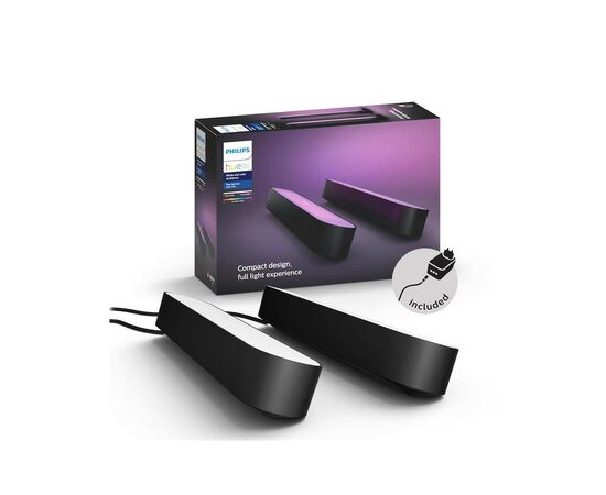 Светильник Philips Hue Play, 2000K-6500K, RGB, ZigBee, димування, базовий комплект, блок ж (915005939101)