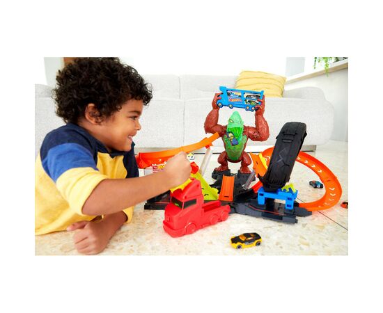 Автотрек Hot Wheels Приступ токсической гориллы (GTT94), изображение 11 Автотрек Hot Wheels Приступ токсической гориллы (GTT94), изображение 11