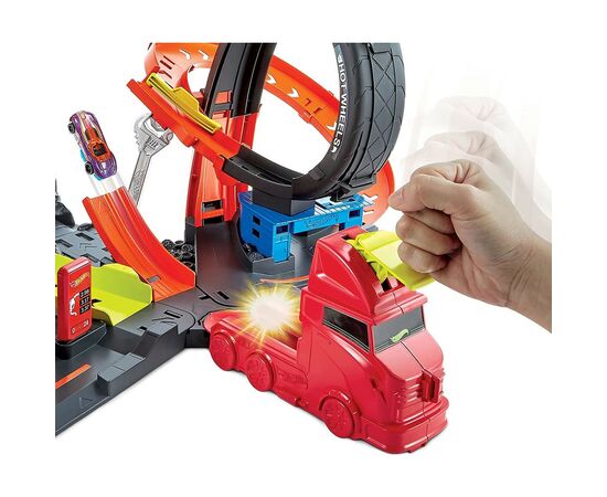 Автотрек Hot Wheels Приступ токсической гориллы (GTT94), изображение 4 Автотрек Hot Wheels Приступ токсической гориллы (GTT94), изображение 4