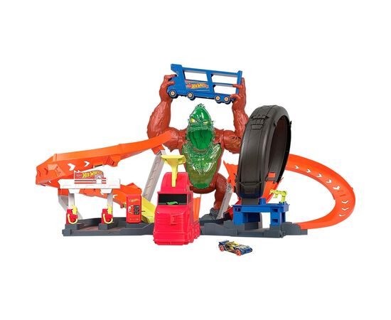 Автотрек Hot Wheels Приступ токсической гориллы (GTT94)