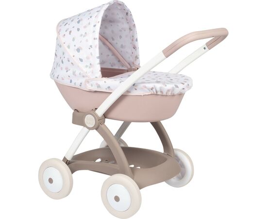 Коляска для кукол Smoby Baby Nurse Модерн Люлька с корзиной Розо (254118)