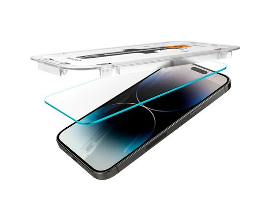 Стекло защитное Spigen Apple Iphone 14 Pro Max Glas tR EZ Fit (2 Pack), Clear (AGL05202), изображение 10 Стекло защитное Spigen Apple Iphone 14 Pro Max Glas tR EZ Fit (2 Pack), Clear (AGL05202), изображение 10
