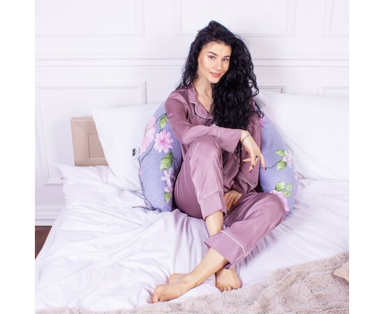 Подушка MirSon для беременных и кормления №8316 Print Line 19-6757 Regina Бязь 30х170х20 см (2200006200413), изображение 6 Подушка MirSon для беременных и кормления №8316 Print Line 19-6757 Regina Бязь 30х170х20 см (2200006200413), изображение 6