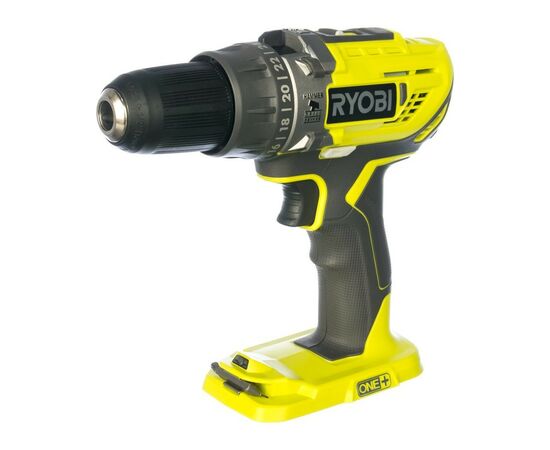 Шуруповерт Ryobi R18PD3-220TAH, ONE+, 2x2Ah, набор ручного инструмента, кейс (5133005506), изображение 10 Шуруповерт Ryobi R18PD3-220TAH, ONE+, 2x2Ah, набор ручного инструмента, кейс (5133005506), изображение 10