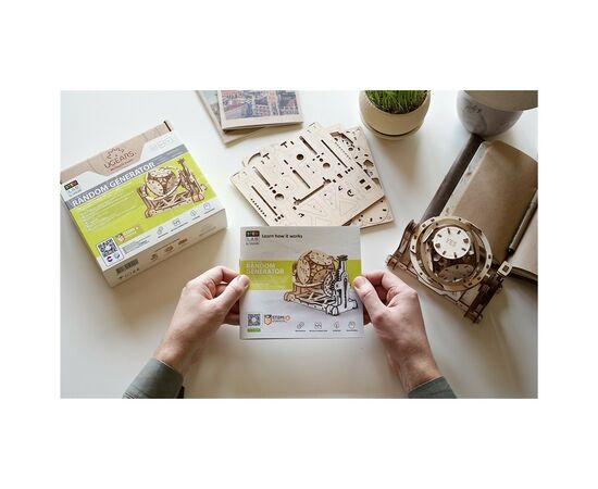 Конструктор Ugears STEM-модель Рандомайзер (6337281), изображение 12 Конструктор Ugears STEM-модель Рандомайзер (6337281), изображение 12