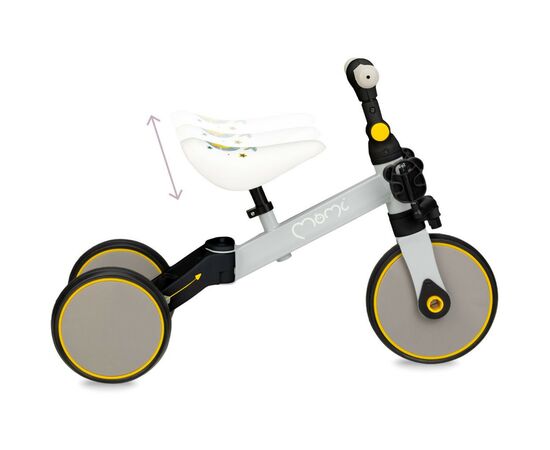 Беговел MoMi Loris 3 в 1 велосипед Yellow (ROBI00040), изображение 4 Беговел MoMi Loris 3 в 1 велосипед Yellow (ROBI00040), изображение 4