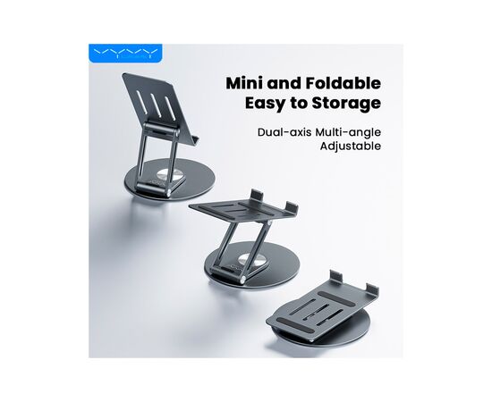 Подставка для планшета Vyvylabs Cyclone 360 Degree Rotation Desktop Holder (VFIRS-01), изображение 7 Подставка для планшета Vyvylabs Cyclone 360 Degree Rotation Desktop Holder (VFIRS-01), изображение 7
