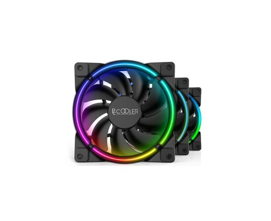 Кулер для корпуса PcСooler CORONA FRGB (3 in 1), изображение 2 Кулер для корпуса PcСooler CORONA FRGB (3 in 1), изображение 2